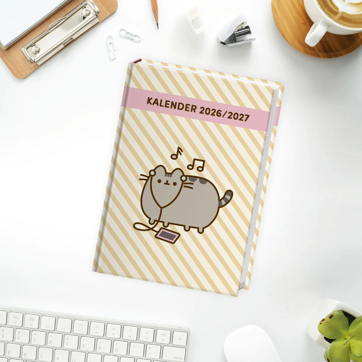 Pusheen 17-Monats-Kalenderbuch A5 2027 - 17 Monate. Von August 2026 bis Dezember 2027 – Ansicht