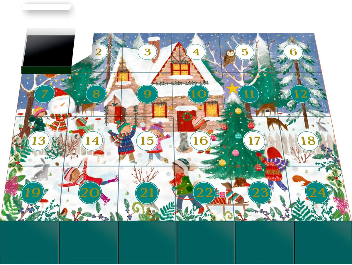 Puzzle-Adventskalender – Fröhliche Winterzeit – Ansicht