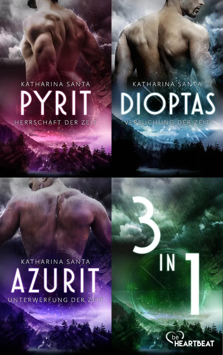 Cover: Pyrit & Dioptas & Azurit | Die fesselnde Gepardenwandler-Trilogie in einem eBook (E-Book) von Katharina Santa