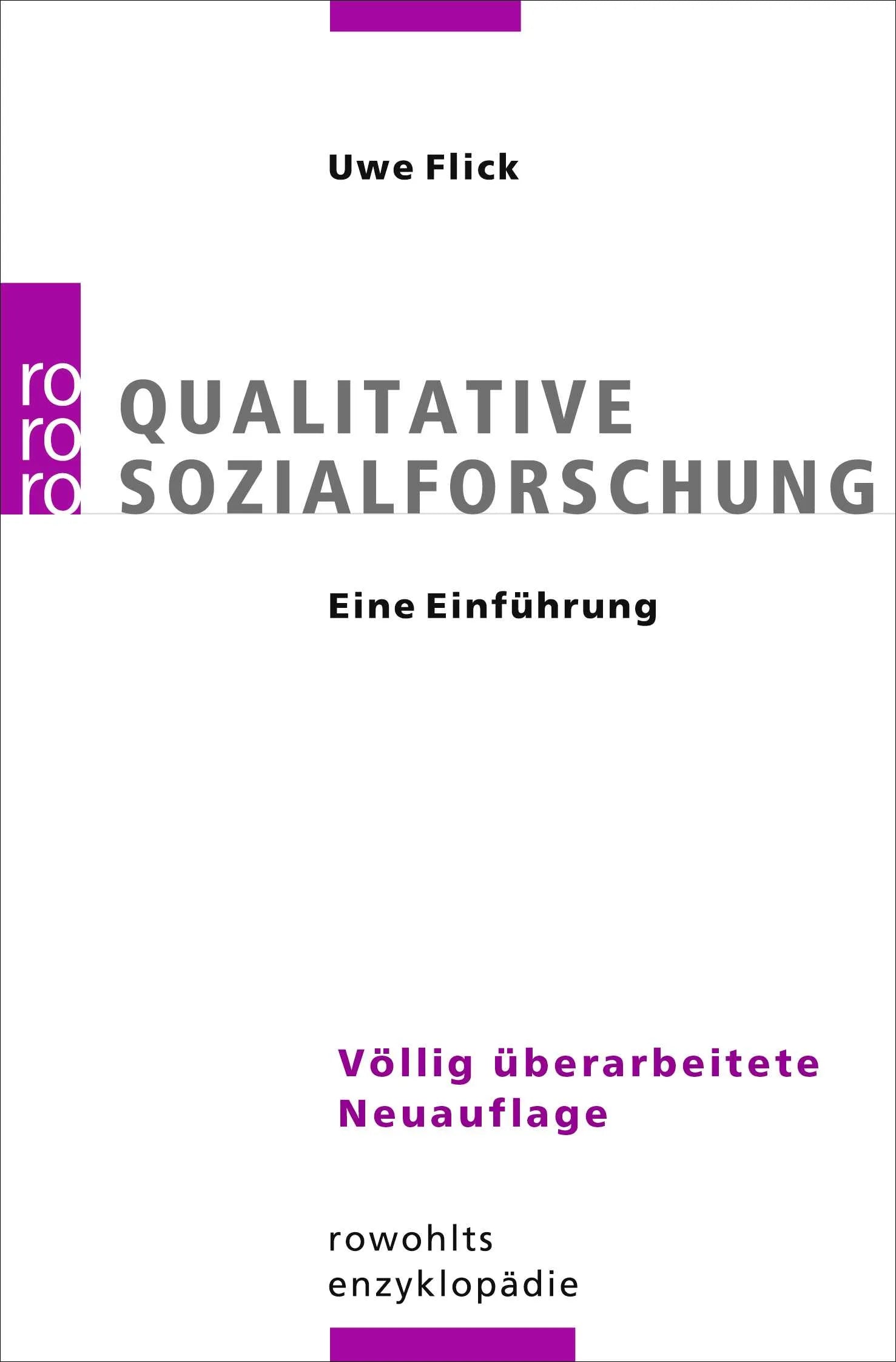 Buchcover von 'Qualitative Sozialforschung' - Taschenbuch von Uwe Flick
