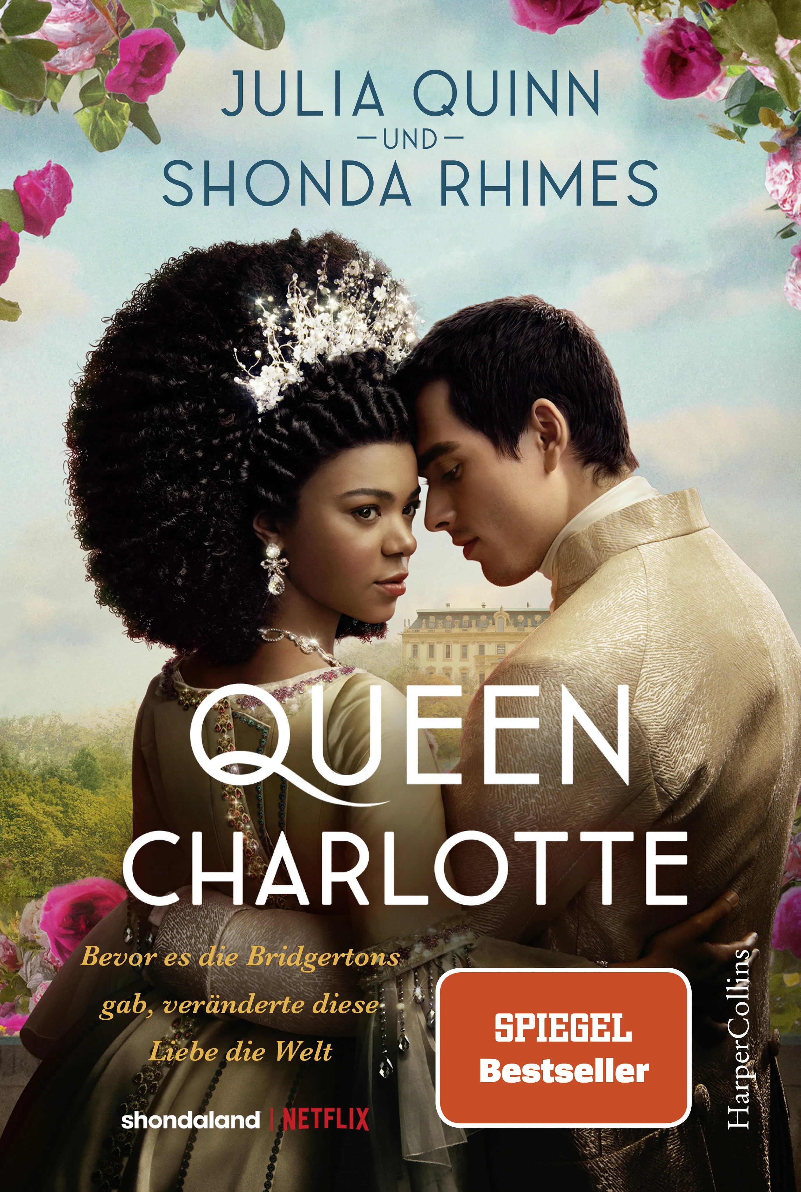 Buchcover von 'Queen Charlotte – Bevor es die Bridgertons gab, veränderte diese Liebe die Welt' - Taschenbuch von Julia Quinn