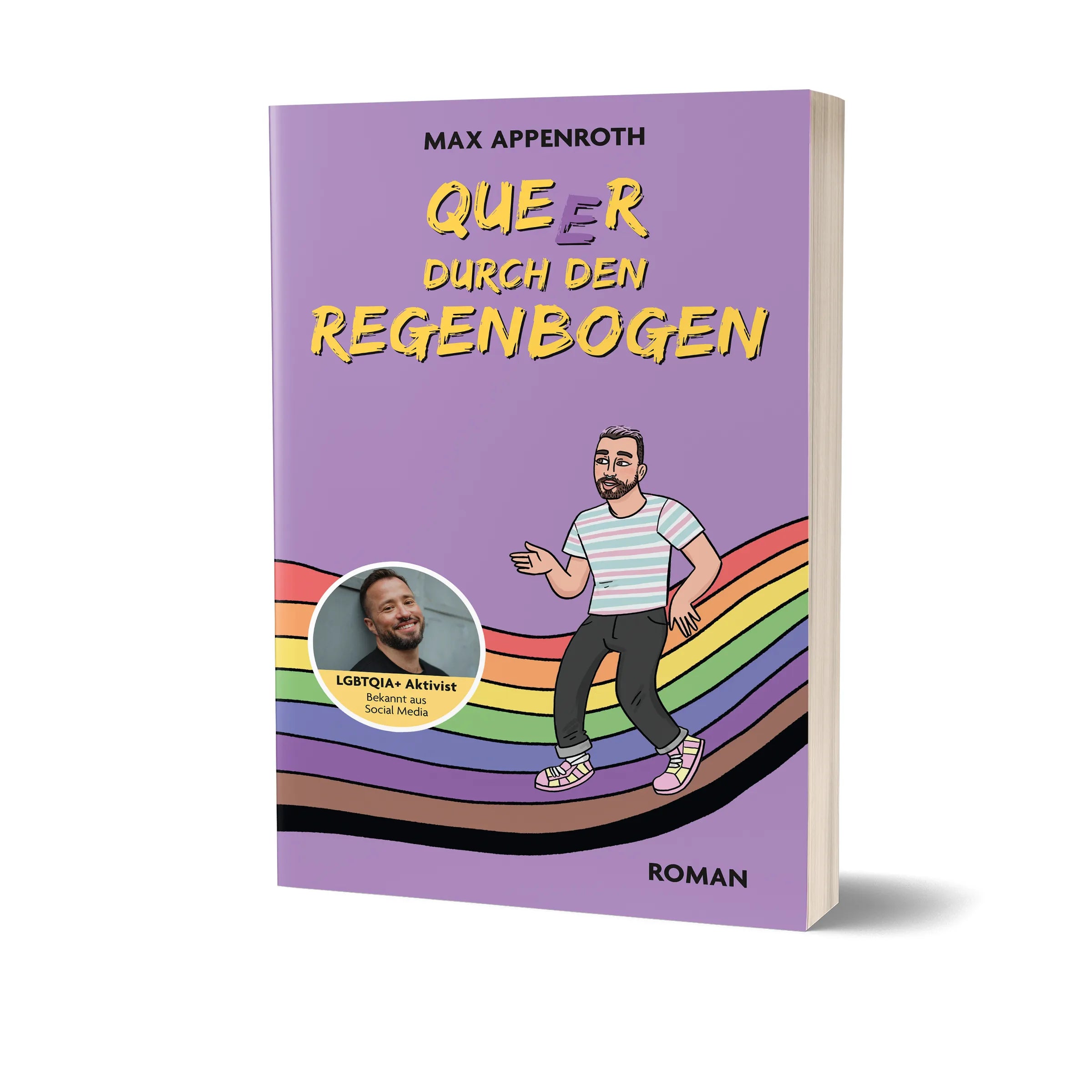 Buchcover von 'Queer durch den Regenbogen' - Paperback von Max Appenroth