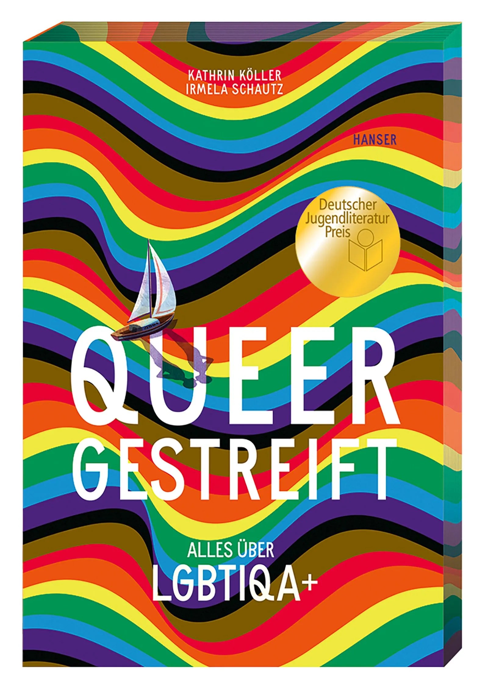 Buchcover von 'Queergestreift' - Gebundene Ausgabe von Kathrin Köller