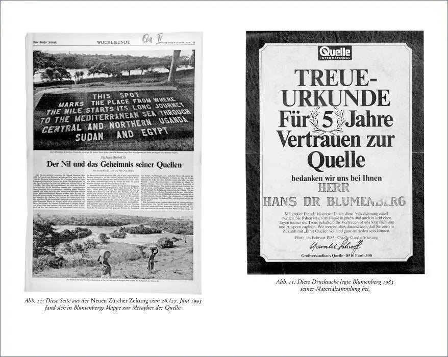 Hans Blumenberg - Quellen, Ströme, Eisberge