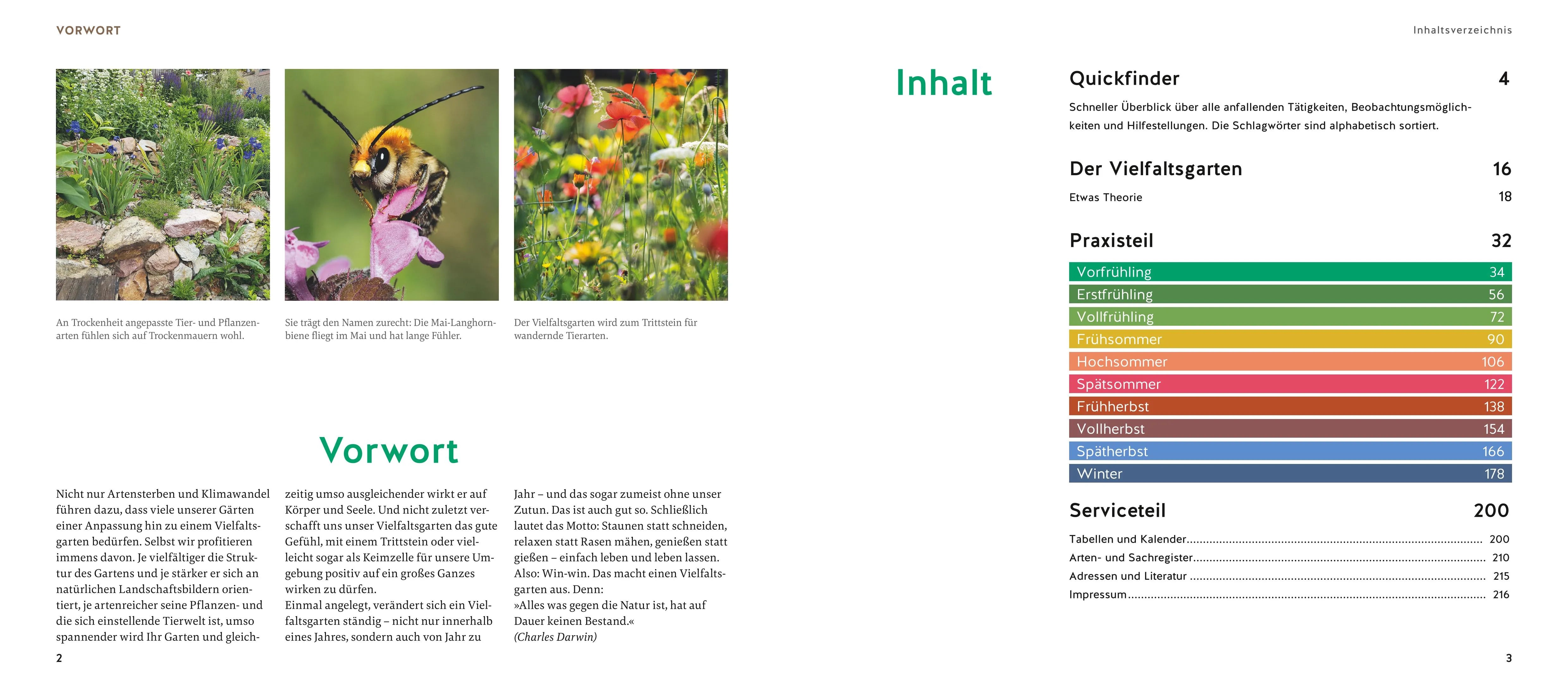 Antje Arnold - Quickfinder Artenvielfalt im Gartenjahr