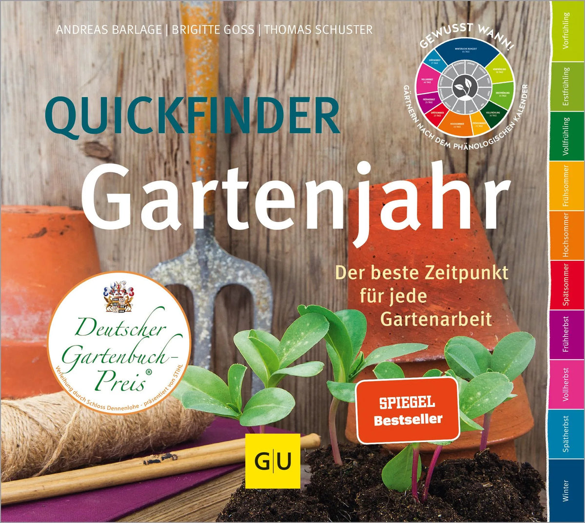 Cover: Quickfinder Gartenjahr (Hardcover) von Andreas Barlage
