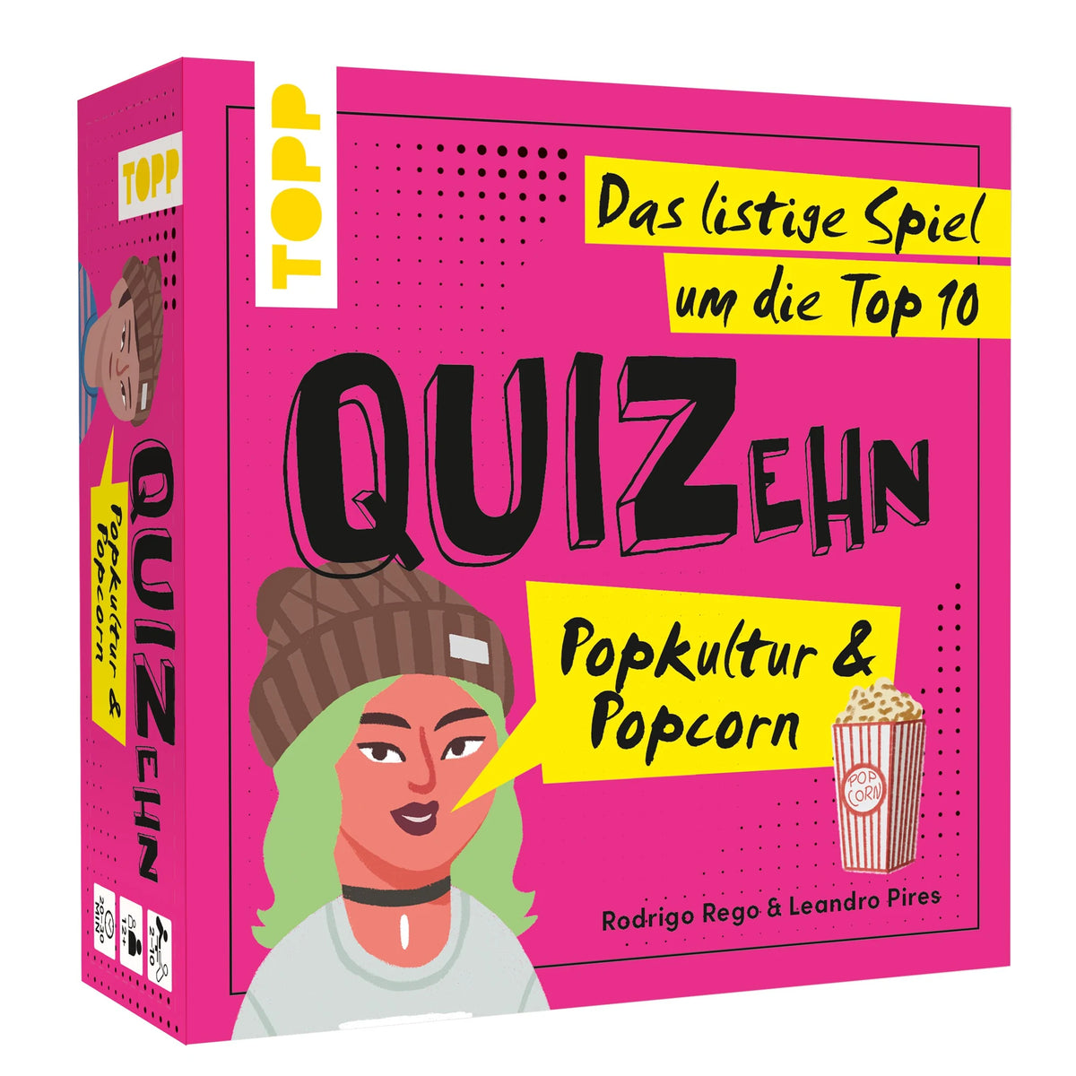 Quizspiel: QUIZehn – Popkultur & Popcorn. Das listige Spiel um die Top 10