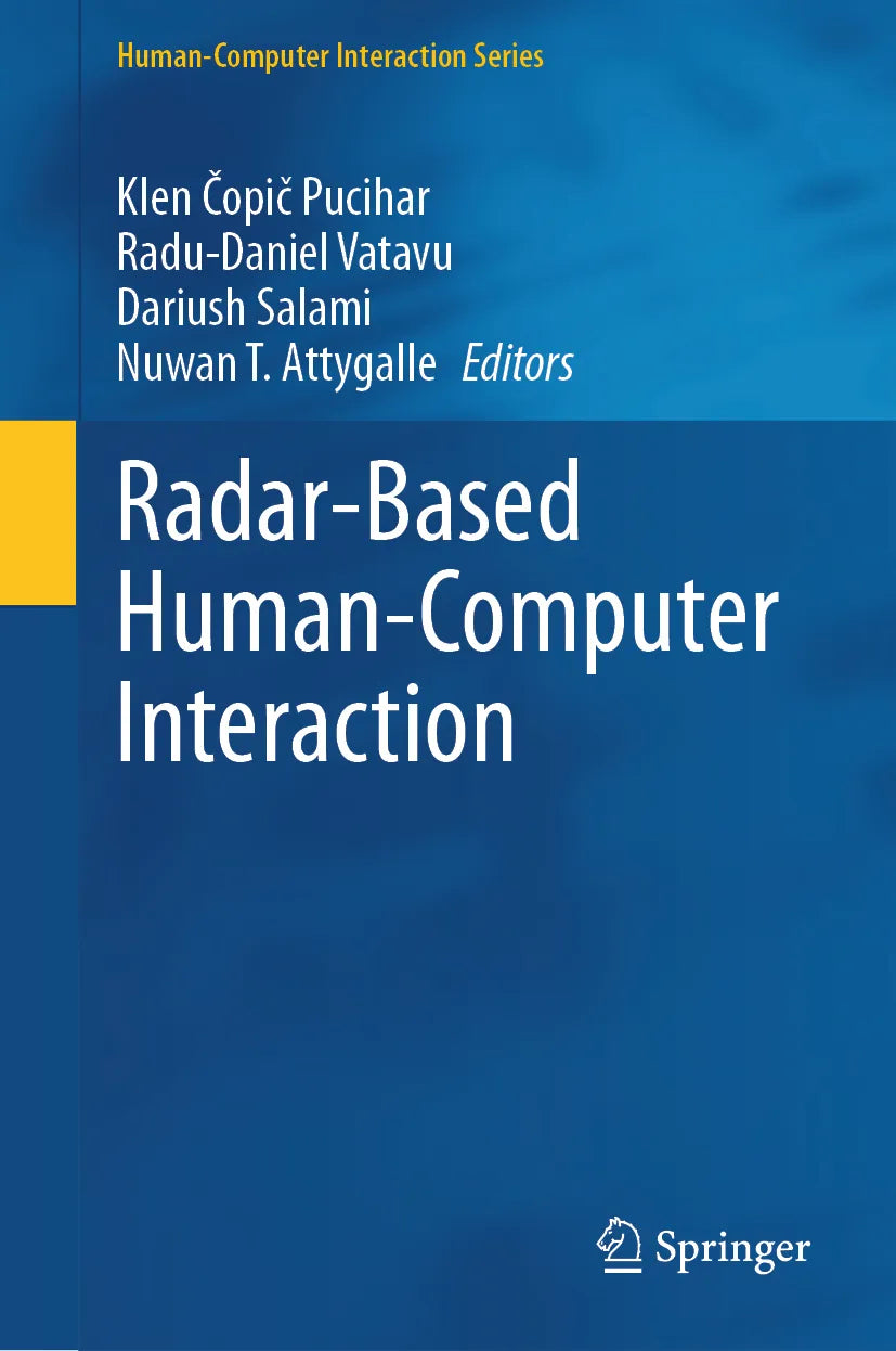 Cover: Radar-Based Human-Computer Interaction (E-Book) von Klen Copic Pucihar