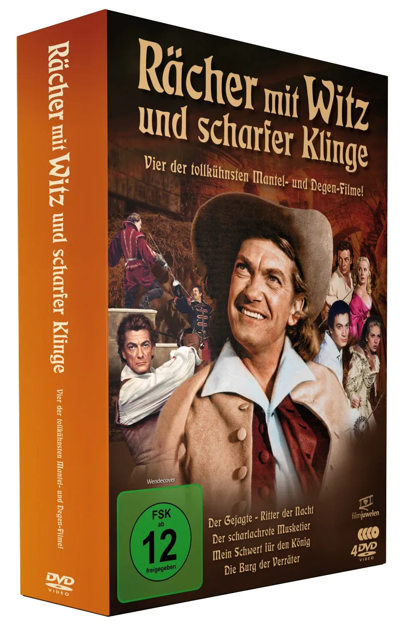 Produktansicht 1 von Rächer mit Witz und scharfer Klinge - Vier Mantel- und Degen-Filme – DVD