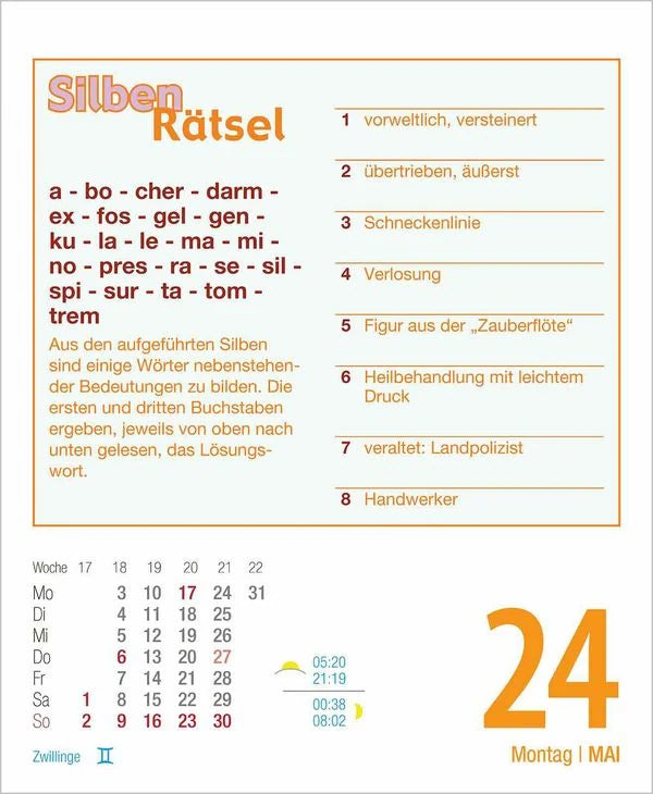 Rätsel und Denkspiele 2027 – Ansicht