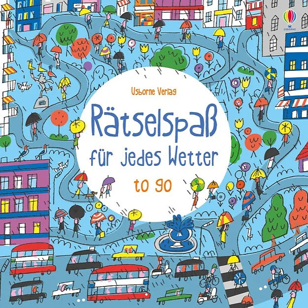 Buchcover von 'Rätselspaß für jedes Wetter to go' - Taschenbuch von Simon Tudhope