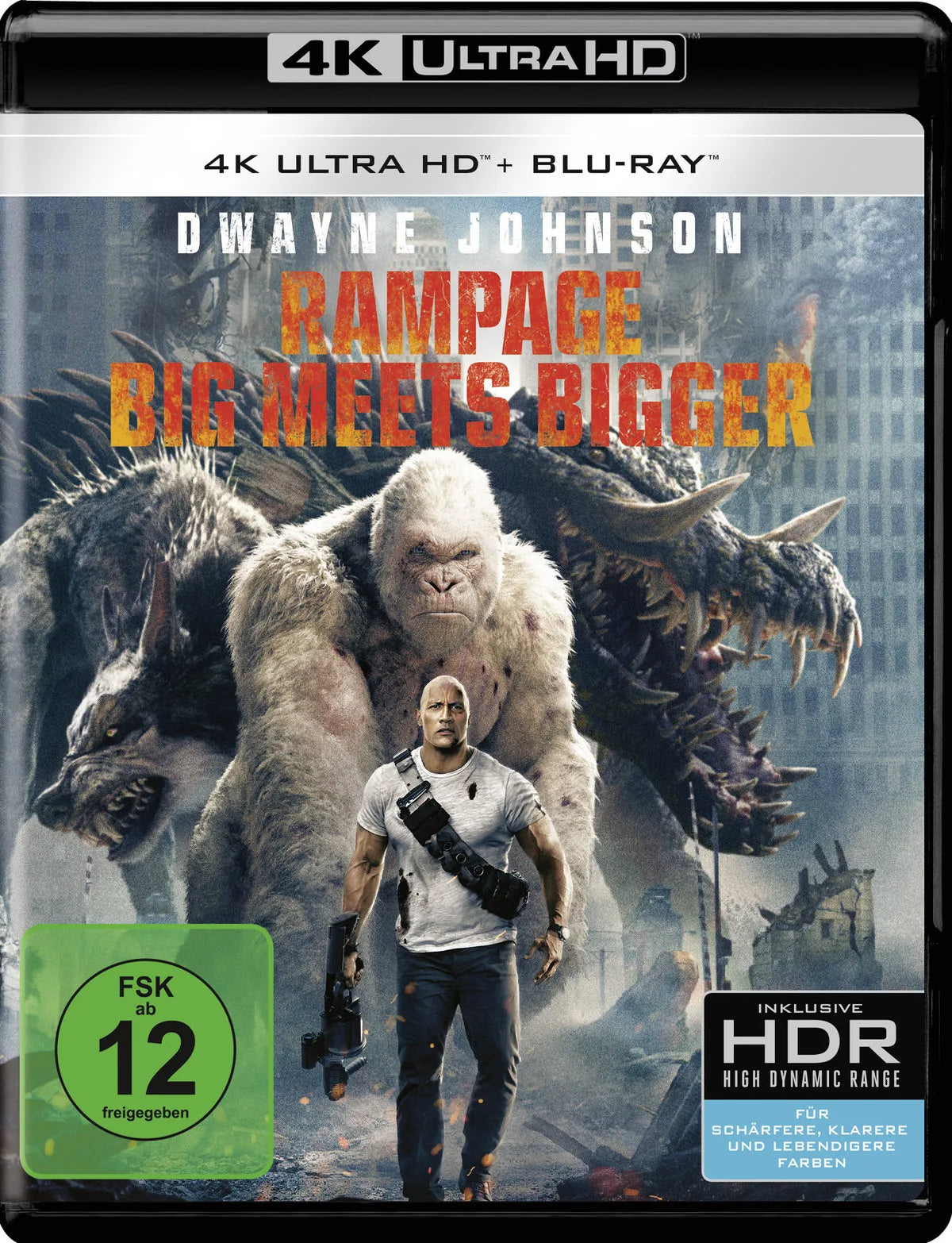 Rampage - Big Meets Bigger (+ Blu-ray 2D) - Blu-ray 4K Ultra HD