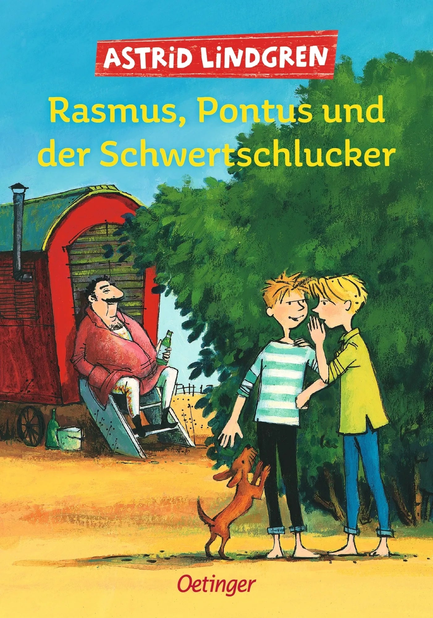 Buchcover von 'Rasmus, Pontus und der Schwertschlucker' - Gebundene Ausgabe von Astrid Lindgren