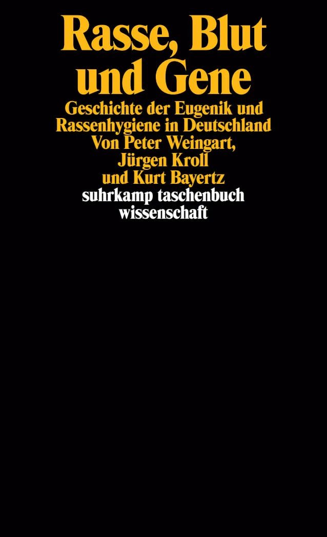 Buchcover von 'Rasse, Blut und Gene' - Taschenbuch von Peter Weingart