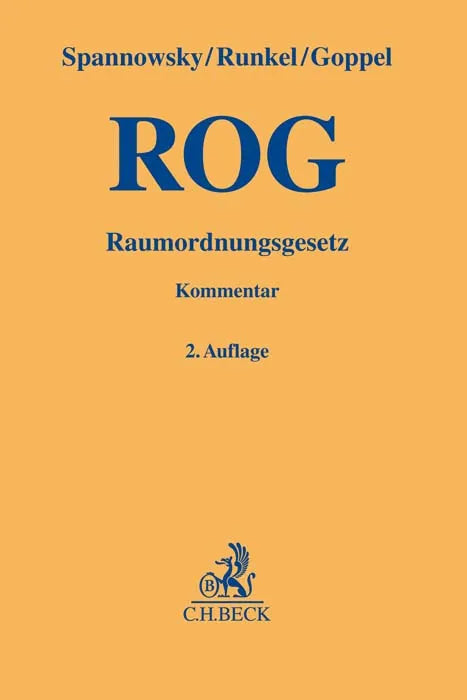 Buchcover von 'Raumordnungsgesetz' - Gebundene Ausgabe von Willy Spannowsky