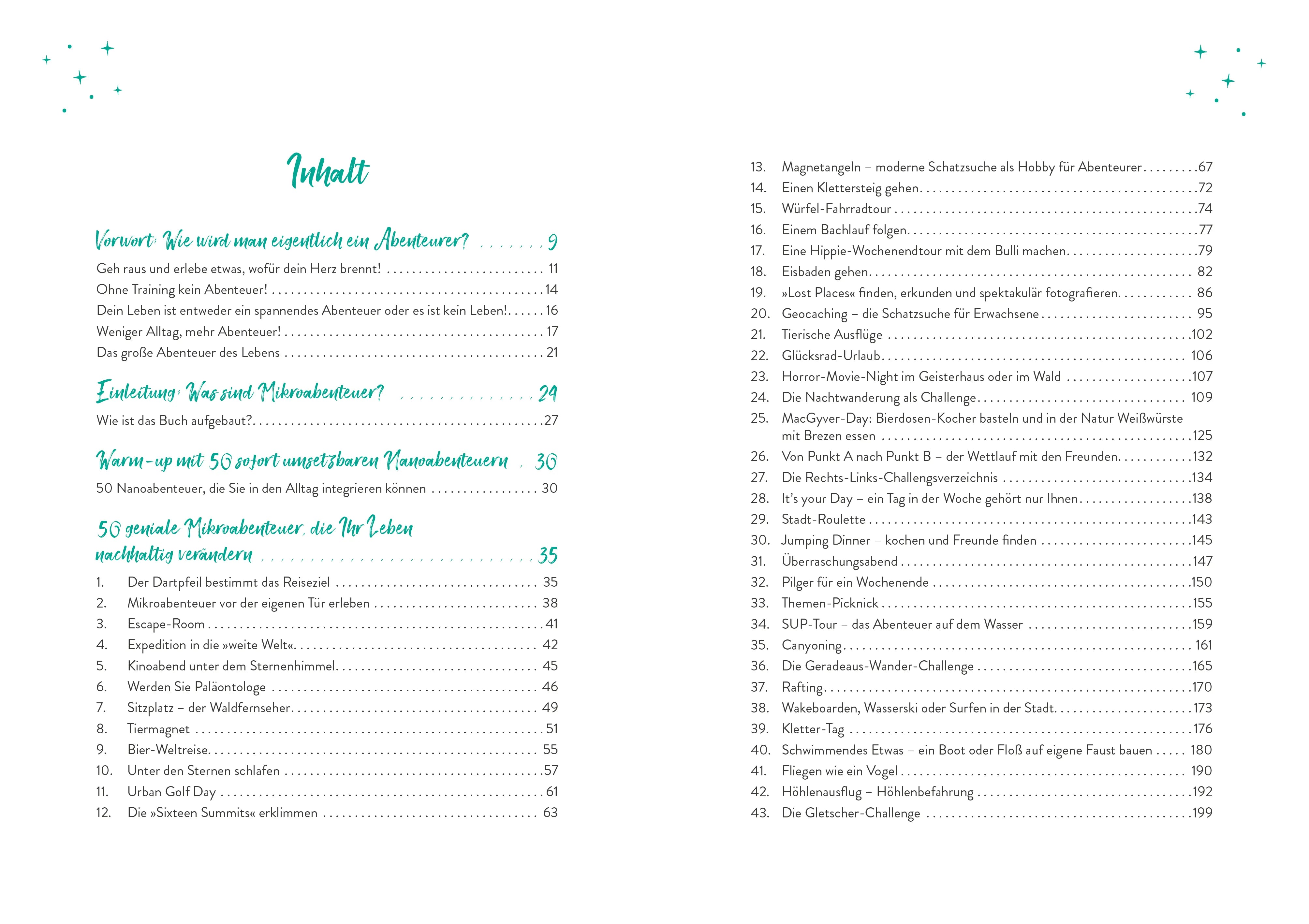 Innenansicht von 'Raus aus dem Alltag, rein ins Abenteuer!' - Taschenbuch