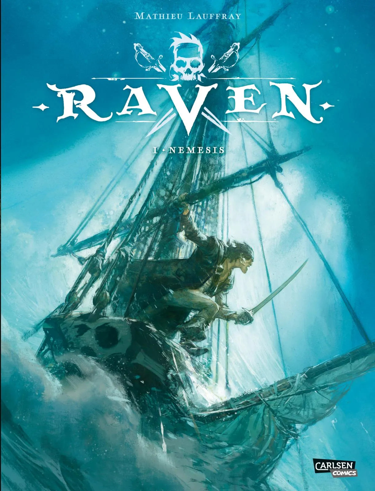 Buchcover von 'Raven 1: Nemesis' - Gebundene Ausgabe von Mathieu Lauffray