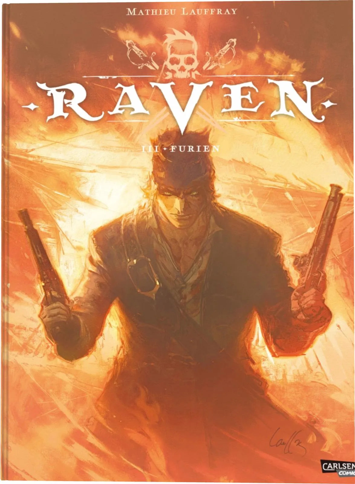 Buchcover von 'Raven 3: Furien' - Gebundene Ausgabe von Mathieu Lauffray
