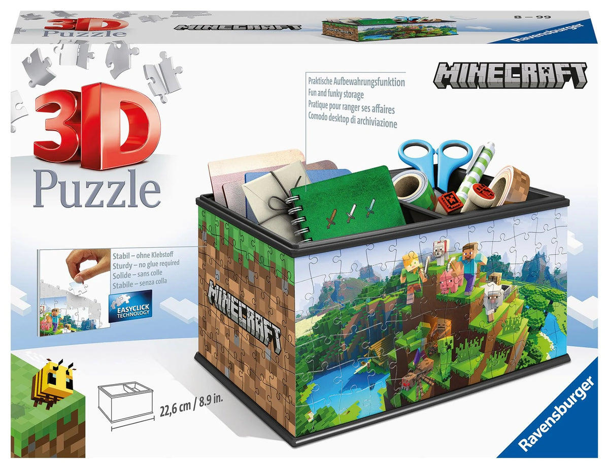3D-Puzzle: 3D Puzzle Aufbewahrungsbox Minecraft