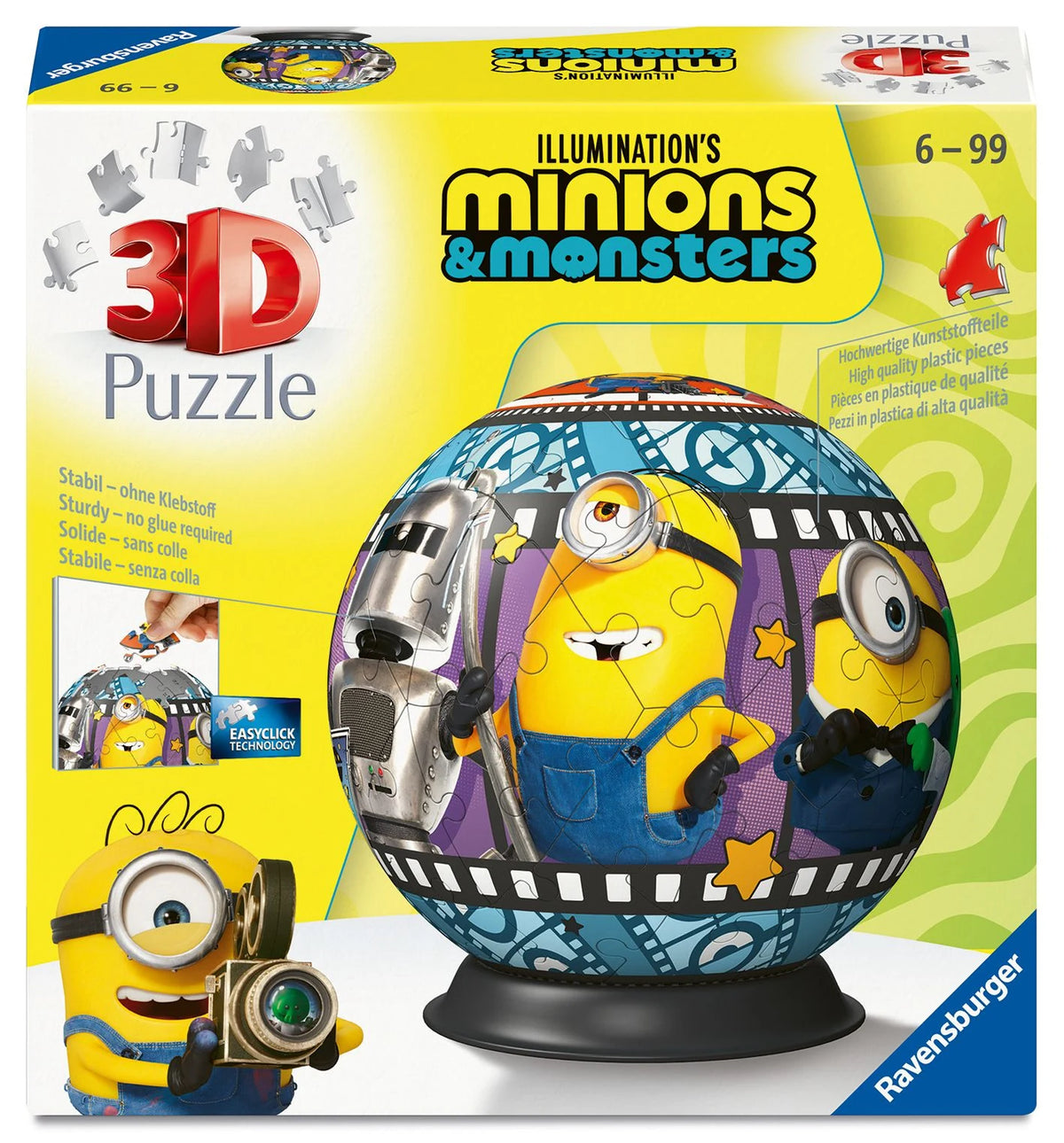 3D-Puzzle: 3D Puzzle-Ball Minions 3