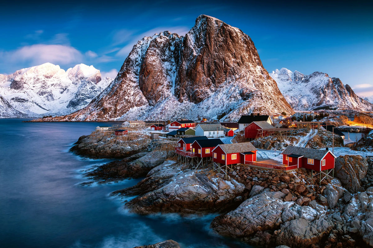 Ravensburger Puzzle 17081 - Hamnoy, Lofoten - 3000 Teile Foto-Puzzle für Erwachsene und Kinder ab 14 Jahren, Puzzle mit Landschafts-Motiv von Norwegen – Ansicht