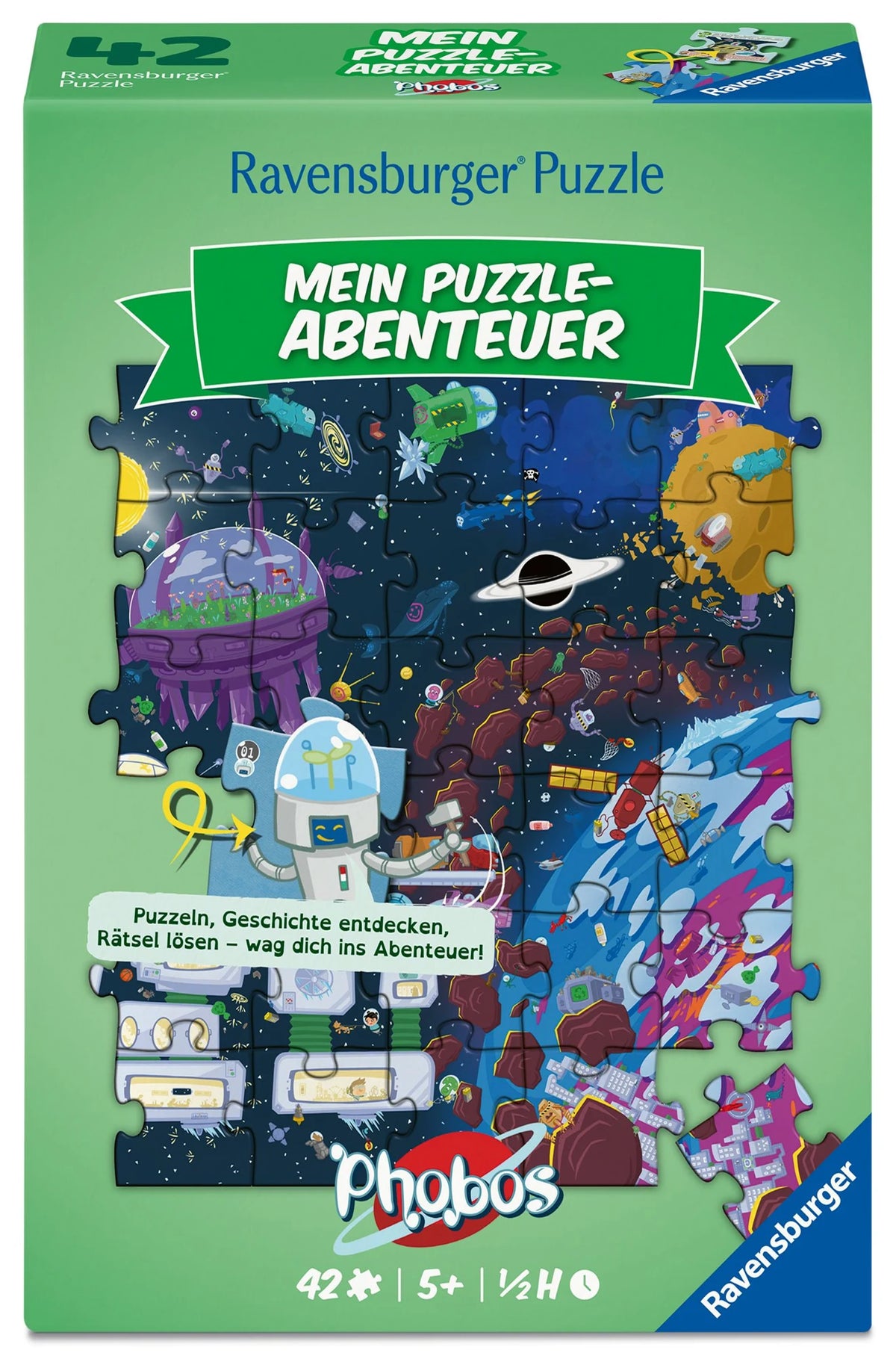 Kinderpuzzle: Kinderpuzzle 42 Teile - Mein Puzzle-Abenteuer: Phobos