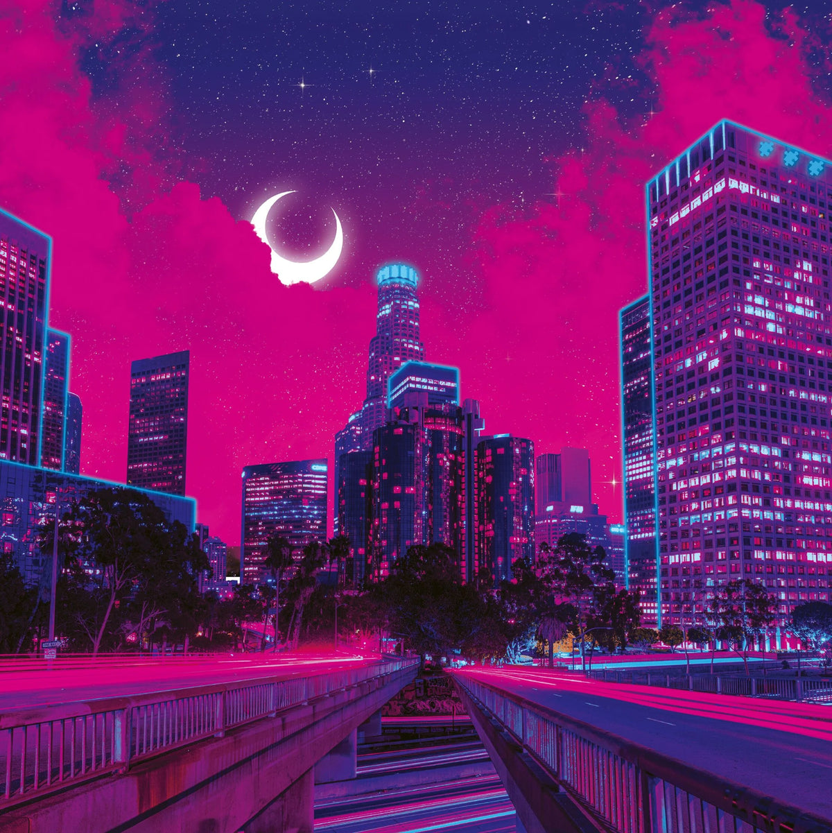 Puzzle: Neon Puzzle 500 Teile – Los Angeles