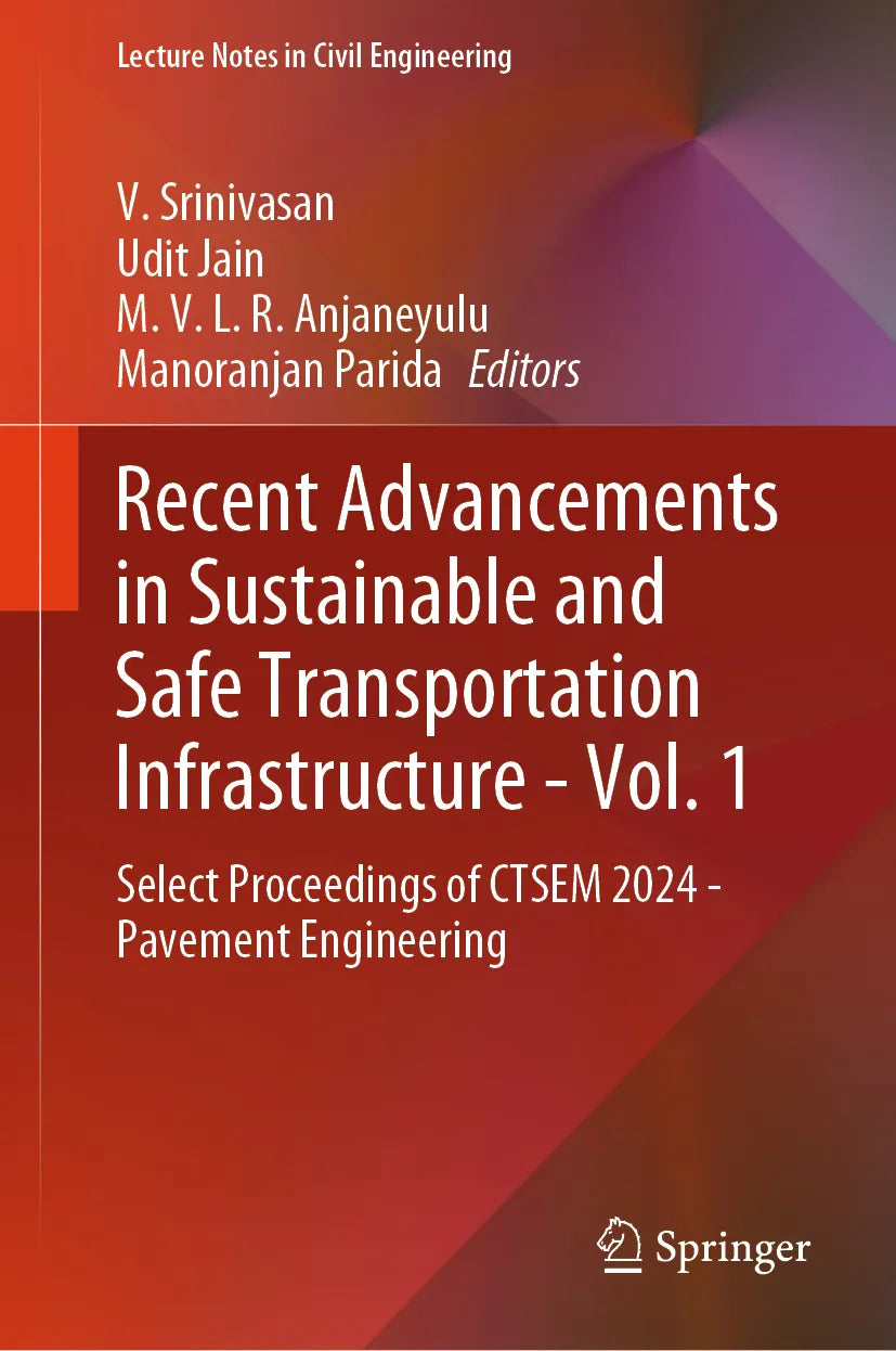 Cover: Recent Advancements in Sustainable and Safe Transportation Infrastructure - Vol. 1 (E-Book)