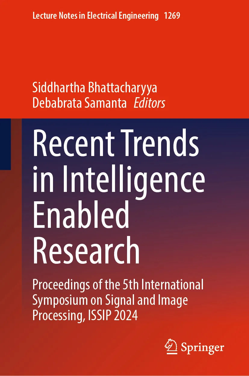 Cover: Recent Trends in Intelligence Enabled Research (E-Book)