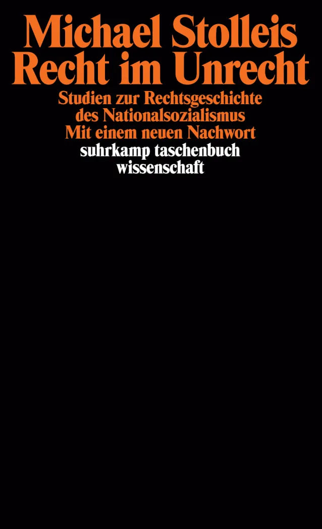 Buchcover von 'Recht im Unrecht' - Taschenbuch von Michael Stolleis