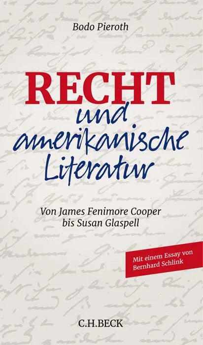 Buchcover von 'Recht und amerikanische Literatur' - Gebundene Ausgabe von Bodo Pieroth