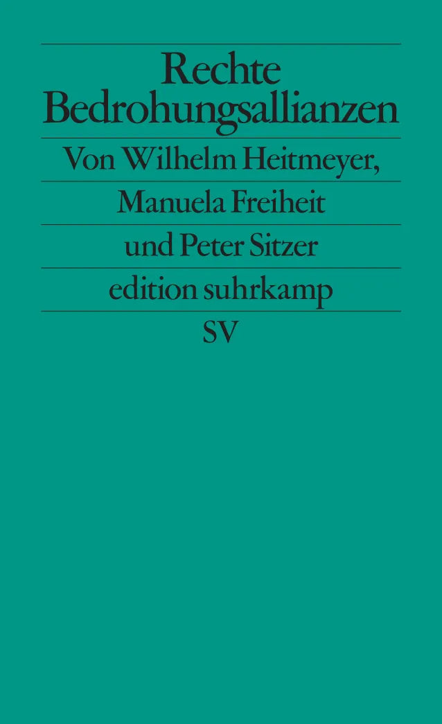 Buchcover von 'Rechte Bedrohungsallianzen' - Taschenbuch von Wilhelm Heitmeyer