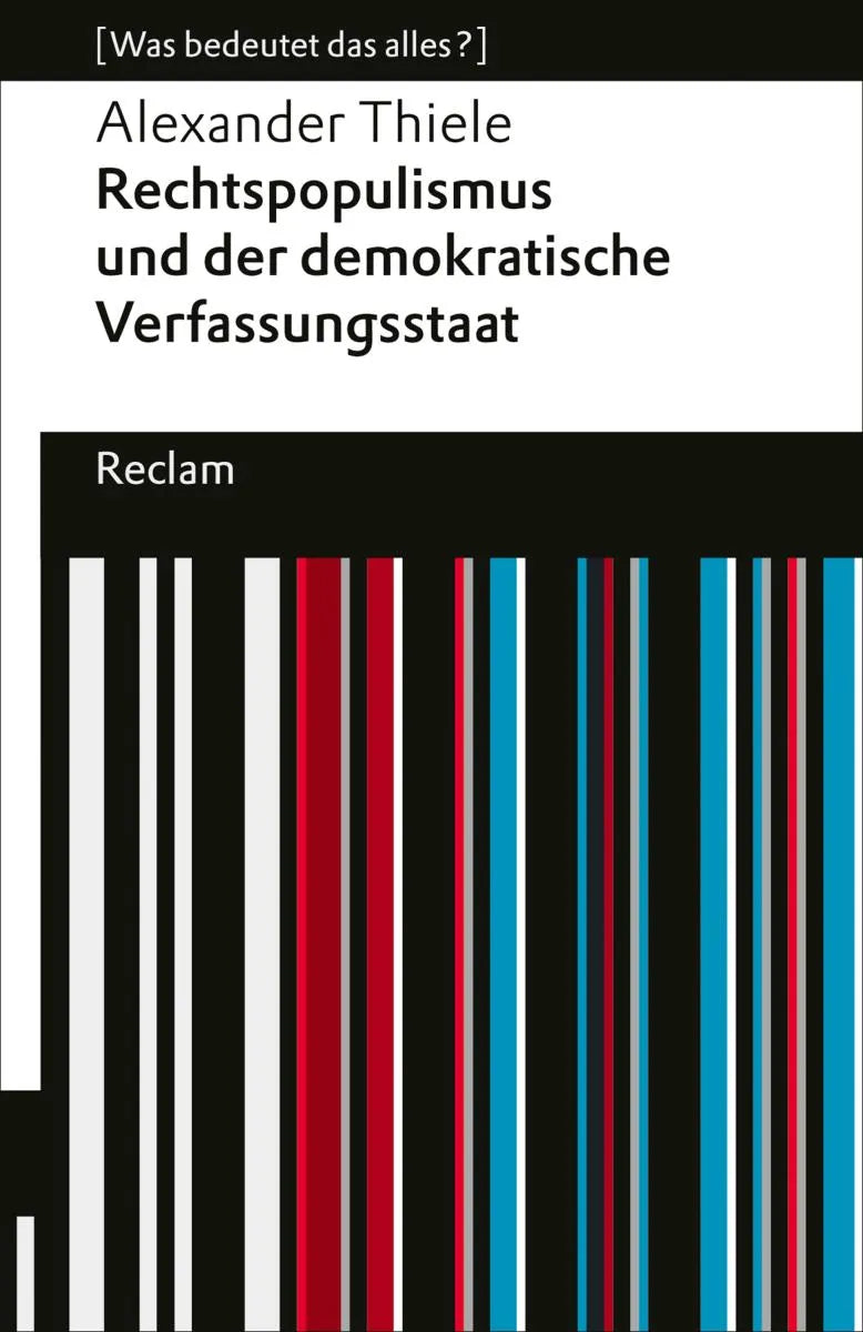 Cover: Rechtspopulismus und der demokratische Verfassungsstaat (E-Book) von Alexander Thiele