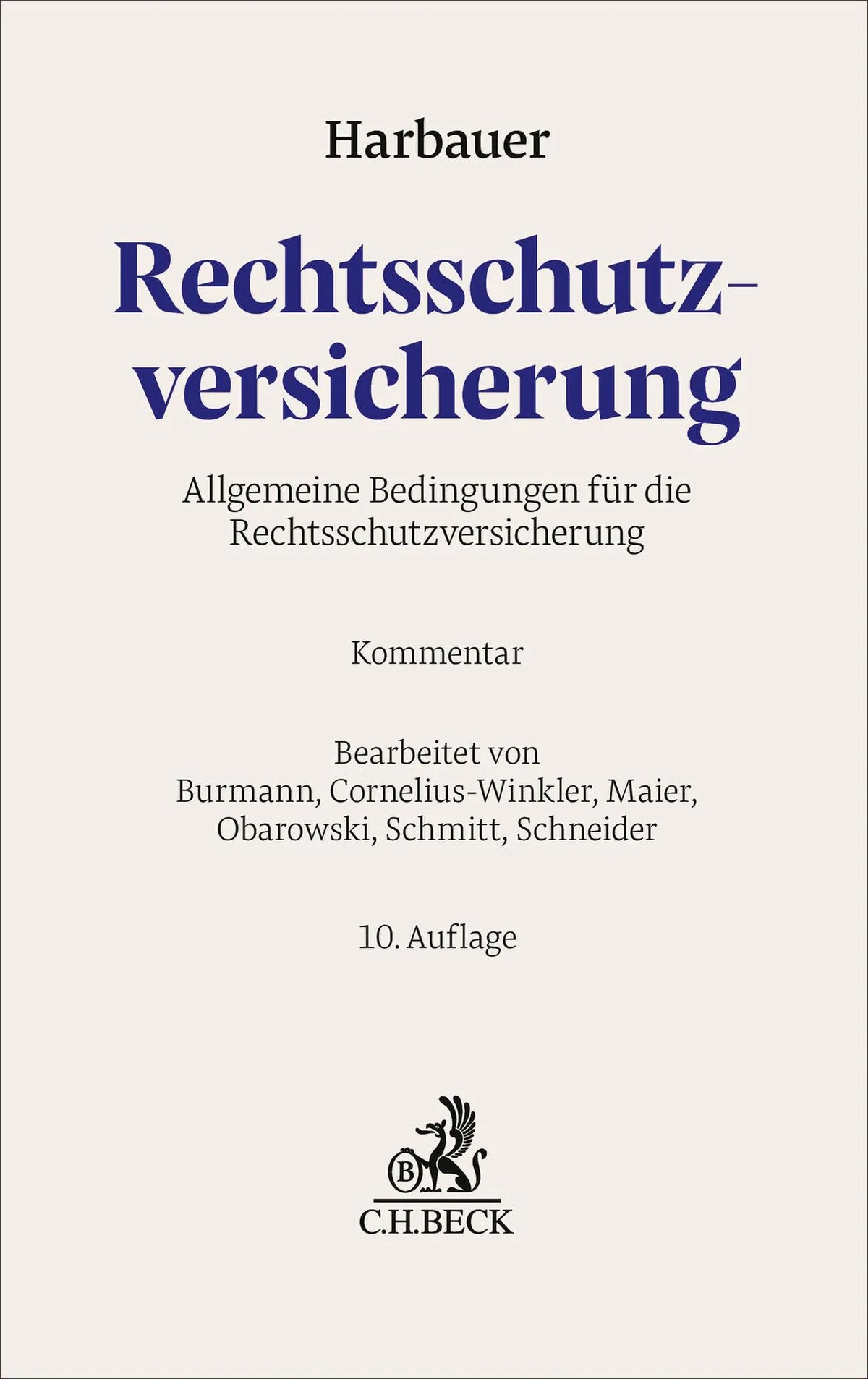 Cover: Rechtsschutzversicherung (Hardcover) von Carla Burmann