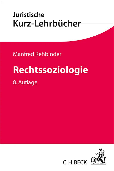 Buchcover von 'Rechtssoziologie' - Taschenbuch von Manfred Rehbinder