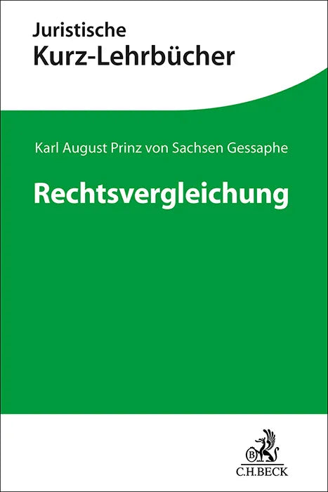Buchcover von 'Rechtsvergleichung' - Taschenbuch von Karl August Sachsen Gessaphe