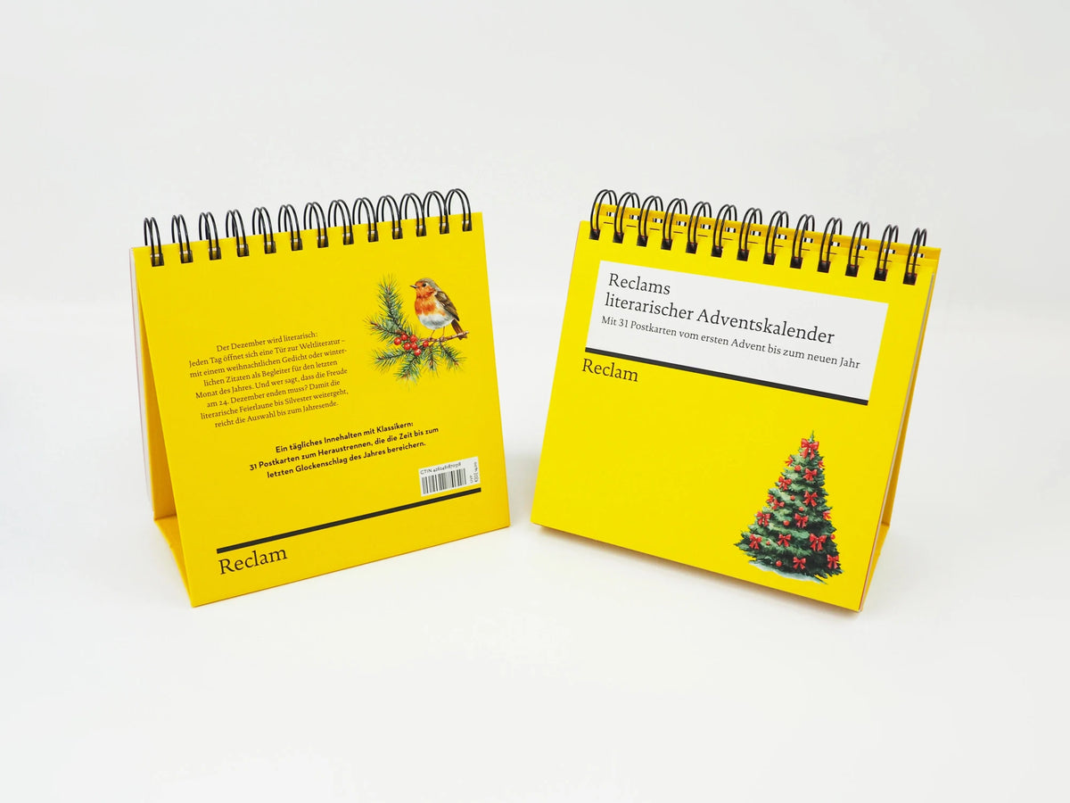 Reclams literarischer Adventskalender. Mit 31 Postkarten vom ersten Advent bis zum neuen Jahr – Ansicht