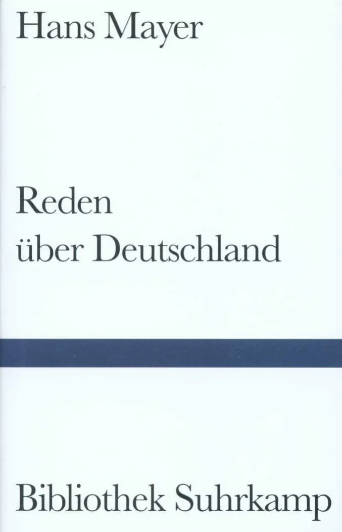 Buchcover von 'Reden über Deutschland' - Gebundene Ausgabe von Hans Mayer