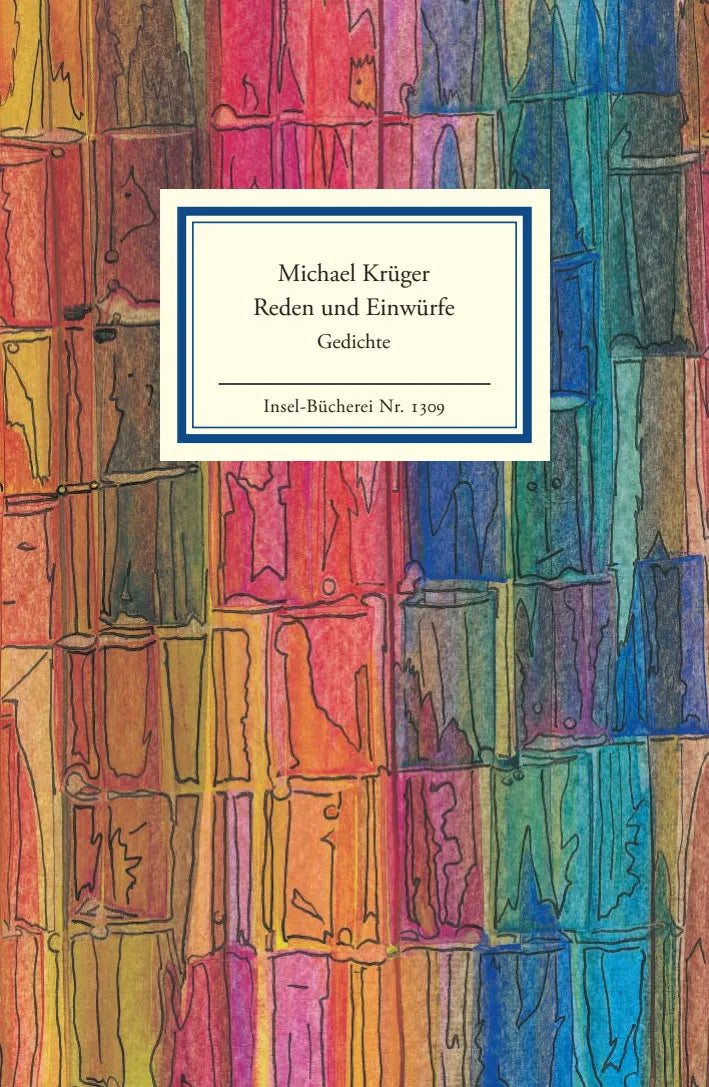 Buchcover von 'Reden und Einwürfe.' - Gebundene Ausgabe von Michael Krüger