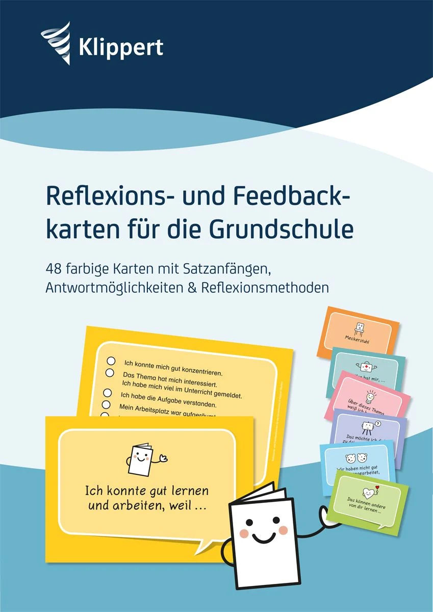 Lernspiel: Reflexions- und Feedbackkarten für die Grundschule