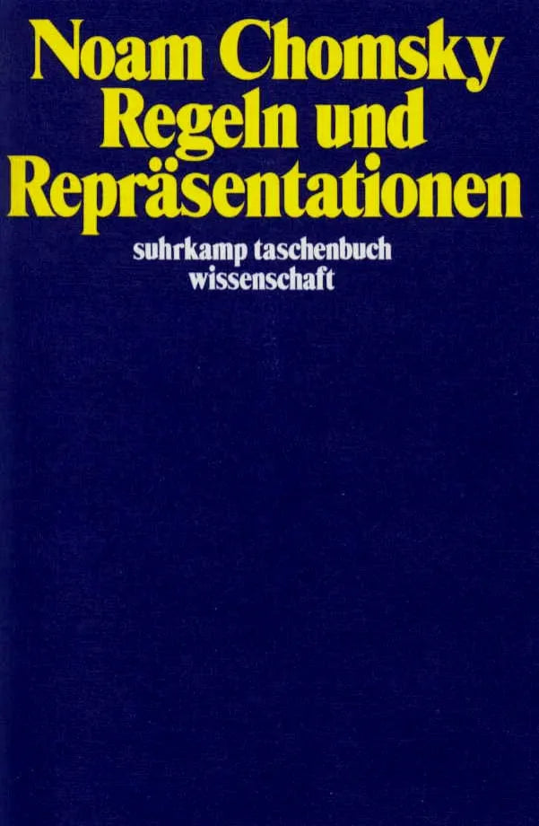 Buchcover von 'Regeln und Repräsentationen' - Taschenbuch von Noam Chomsky