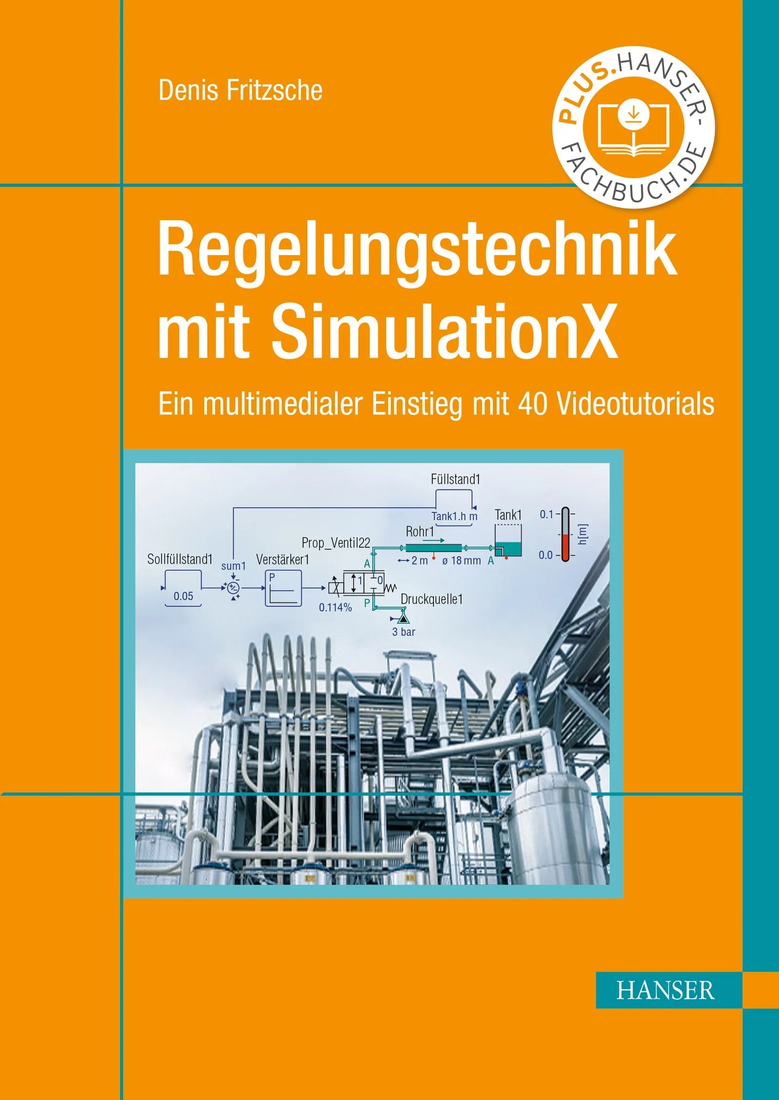 Cover: Regelungstechnik mit SimulationX (E-Book) von Denis Fritzsche