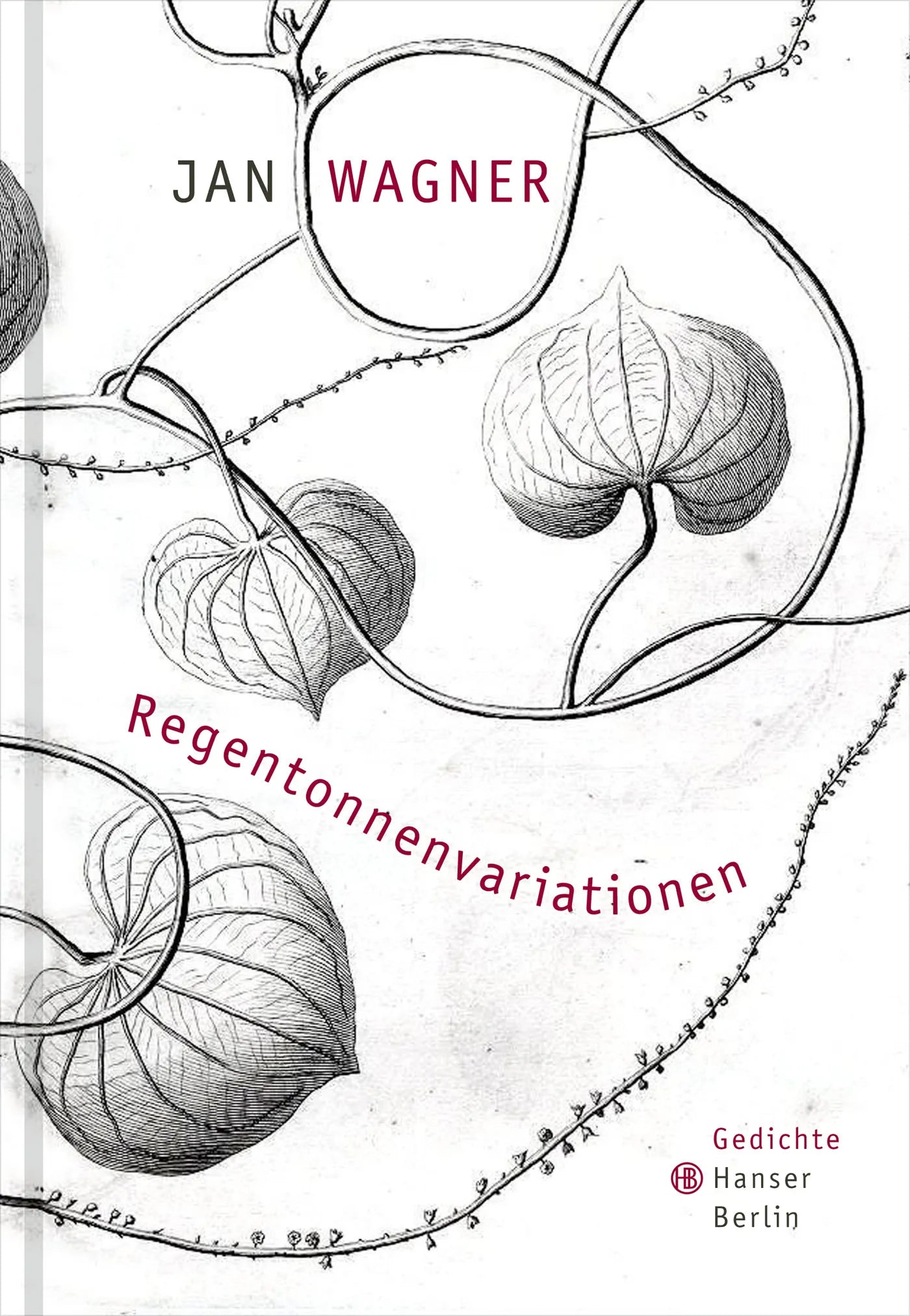 Buchcover von 'Regentonnenvariationen' - Gebundene Ausgabe von Jan Wagner