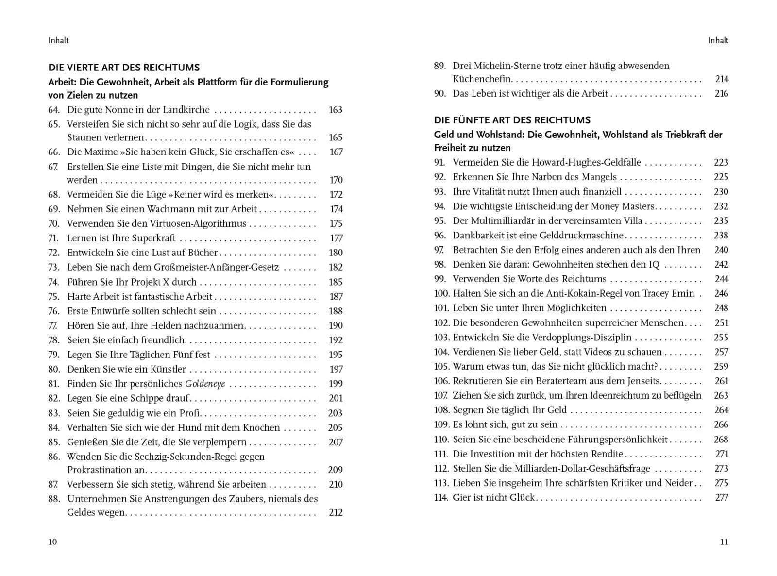 Innenansicht von 'Reichtum, den du mit Geld nicht kaufen kannst' - Gebundene Ausgabe