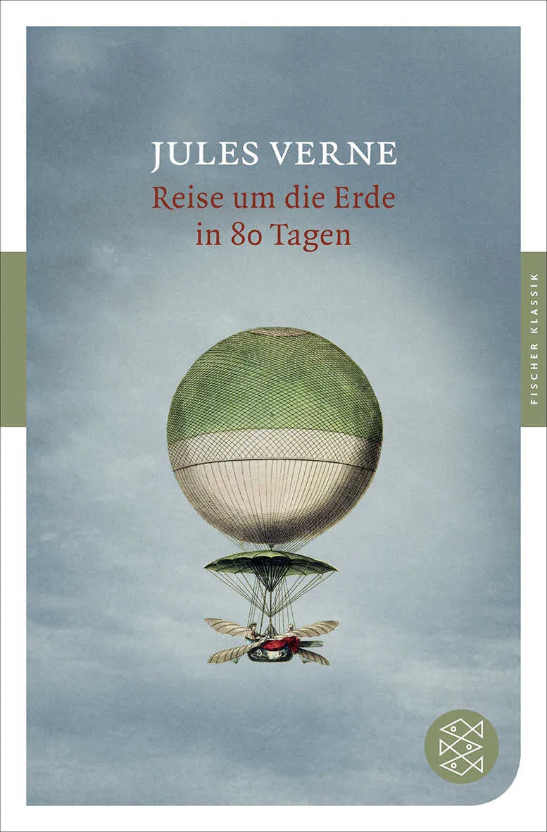 Buchcover von 'Reise um die Erde in 80 Tagen' - Taschenbuch von Jules Verne