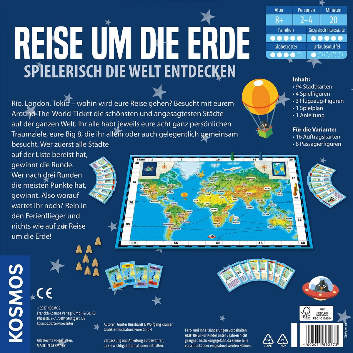 Reise um die Erde – Ansicht