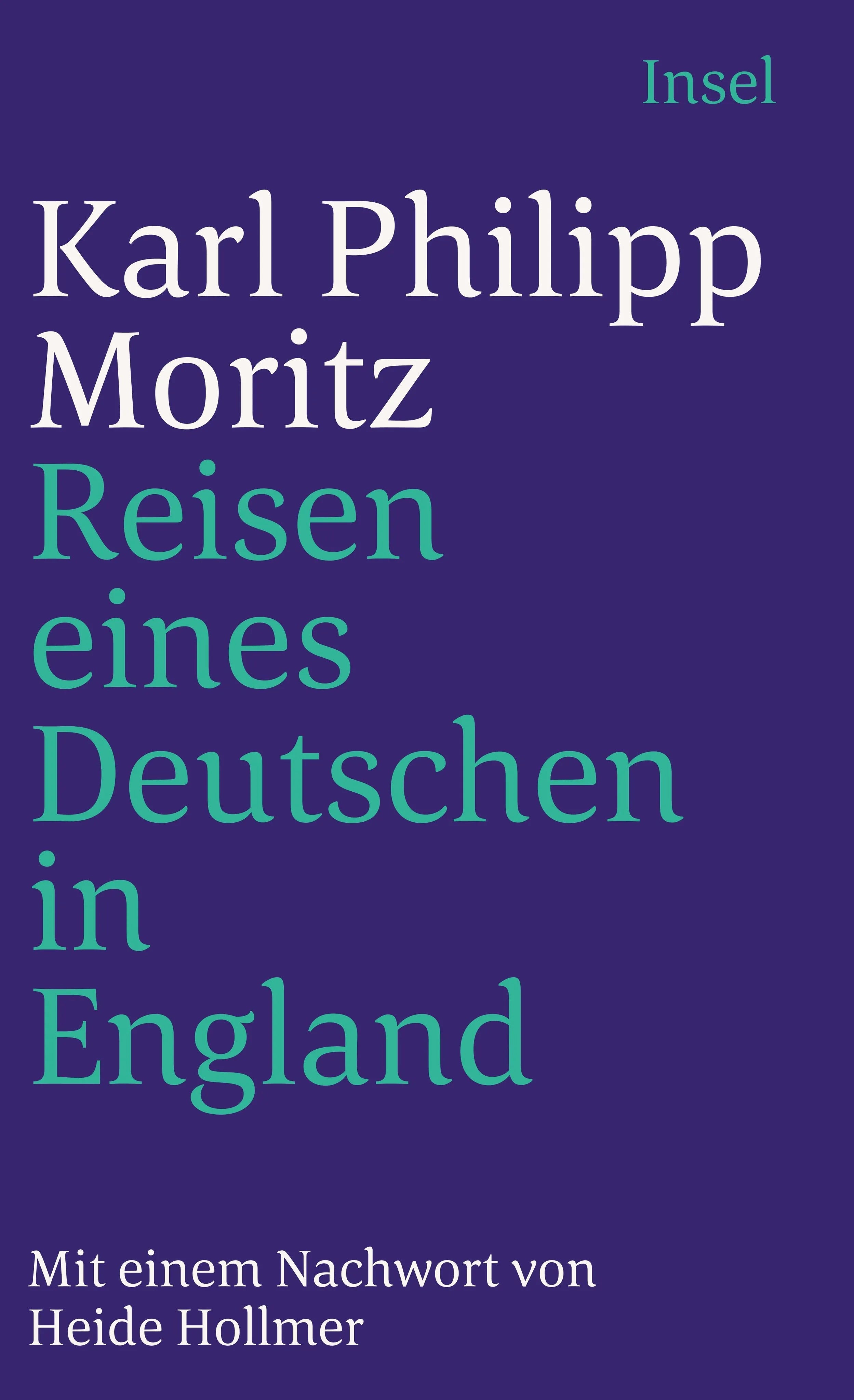 Buchcover von 'Reisen eines Deutschen in England im Jahr 1782' - Taschenbuch von Karl Philipp Moritz