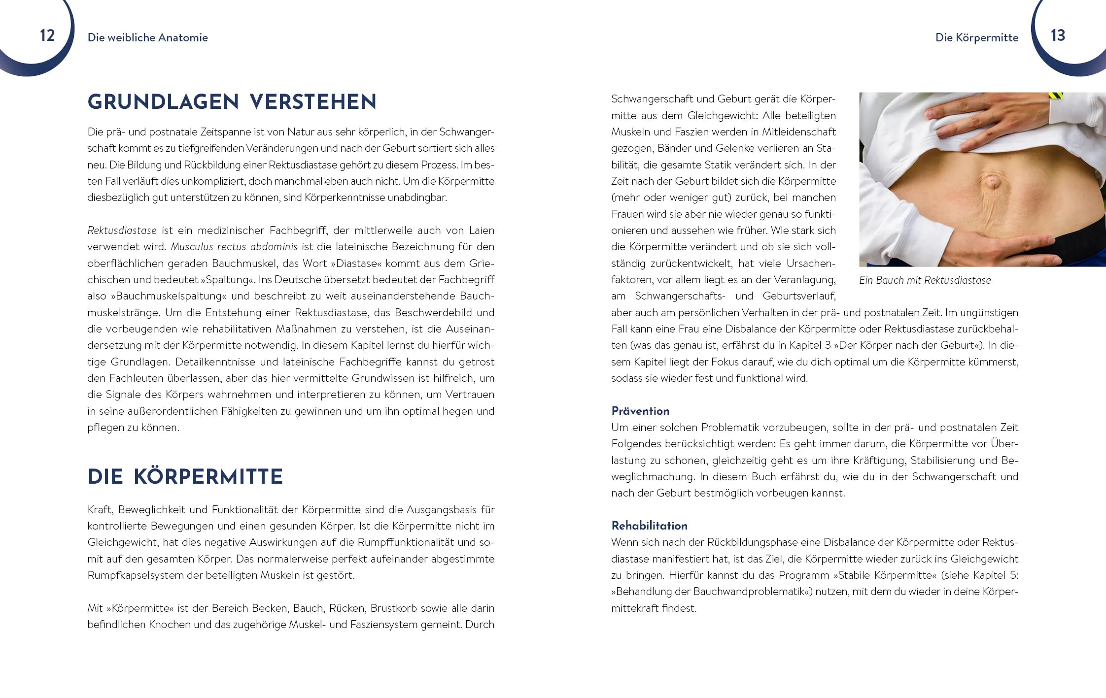 Innenansicht von 'Rektusdiastase vorbeugen und behandeln' - Taschenbuch