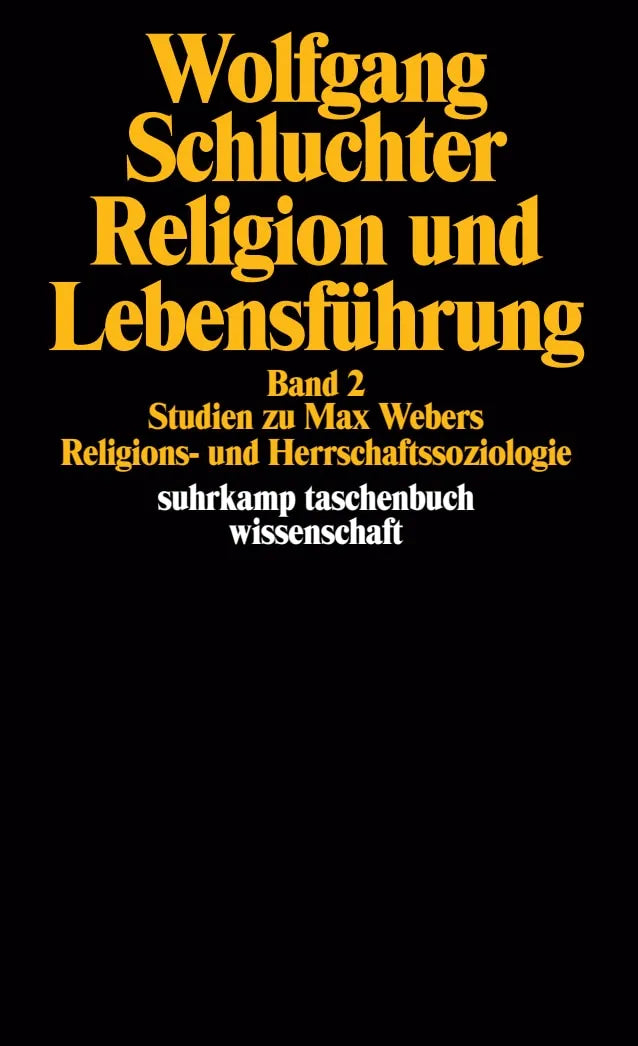 Buchcover von 'Religion und Lebensführung' - Taschenbuch von Wolfgang Schluchter