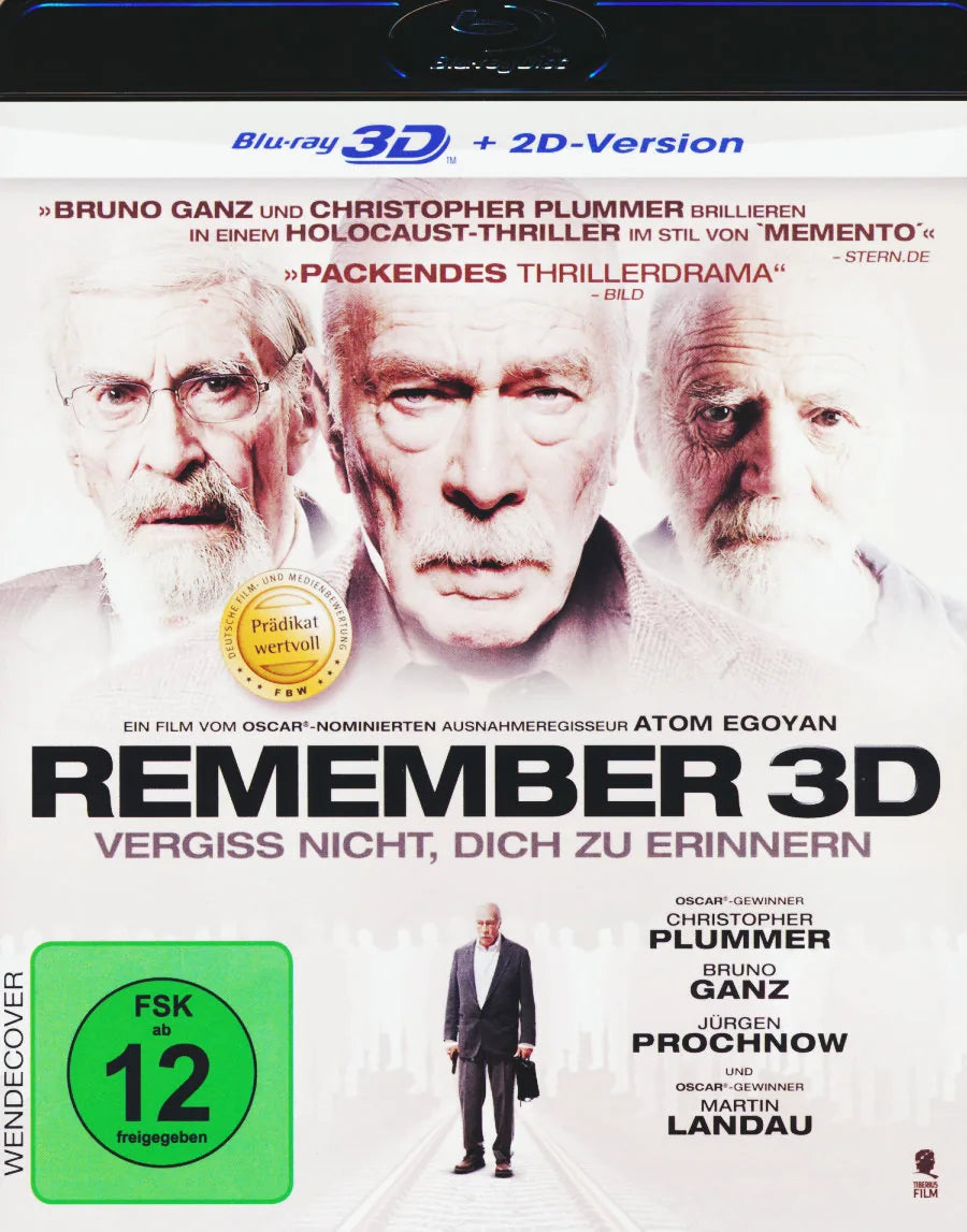 Remember - Vergiss nicht, dich zu erinnern - Blu-ray 3D
